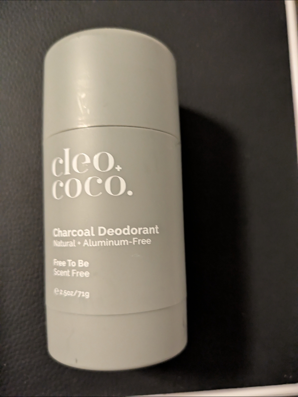 cleo + coco Charcoal Deodorant — Scent Free (Gray)